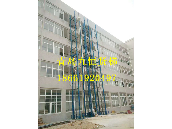 长沙客户订购升降机安装完毕