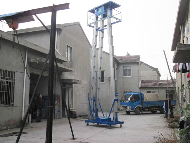 铝合金桅柱式高空作业